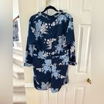 ASOS  Pastel Blue & Navy Chinoiserie Floral Romper Photo 1