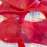 VALENTINO GARAVANI Red Bow Jelly‎ Sandals Size 38 Photo 4