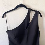 Likely  NYC One-Shoulder Black Maxi Gown With Slit Size 8 Photo 3