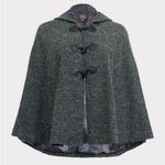 Torrid  Outlander Green Marled Hooded Toggle Cape Jacket Photo 6
