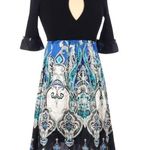 Bebe 90’s cutout paisley print dress Photo 1