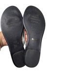 Perla Marre Beaded Black Flip Flops Size 8 Silver Photo 3