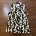 Theory  Moha abstract cloud sleeveless silk blouse size M NWT Photo 5