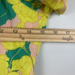 Milk & Honey Top Women's XS Blouse Yellow Floral Sweetheart Corset Puff Sleeve Photo 7