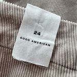 Good American NWT Good Classic Boot Corduroy Pants Cream Tan Stretch Plus Size Photo 8