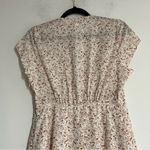 Outerknown  Juniper Floral Print V-Neck Short Sleeve Mini Dress Size Small New Photo 3