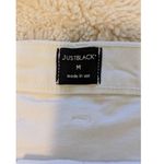 Just Black Women's White Denim Skirt Size M Photo 3