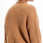 American Eagle  Knit Mock Neck Sweater Photo 1