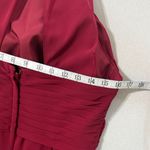 Azazie  Wine Halter Maxi Dress Photo 4