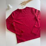 Ralph Lauren Lauren  Knit Tunic Tee T Shirt Womens Red Long Sleeve Size M Photo 5