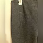 Chico's Chico’s Juliet Straight Leg Pant Grey Womens size 6 Tall classic Career Pull-on Photo 2