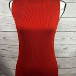 Verve Ami  XL burnt orange sleeveless sweater - 2312‎ Photo 0