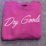 Dry Goods Pink  Branded Crewneck Photo 0