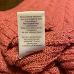 Current Air  Anthropologie Sleeveless Cable Sweater in  Barbie Pink - size XS Photo 4