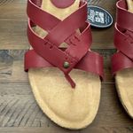 G.H. Bass & Co. Women’s NWT Red Leather Strappy Sandals Size 9 M Photo 1