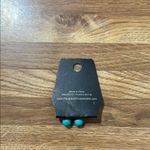 Paparazzi Turquoise Crackle Dangle Earrings Photo 1