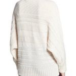 Nordstrom Caslon Textured Mock Neck Sweater Ivory Large Photo 1