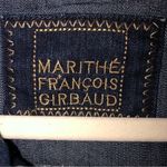 Marithe Francois Girbaud Size M Denim Jacket Jean Dark Wash Blue Unisex Vintage Size M Photo 1