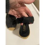 Ralph Lauren Lauren By  Womens Black Wedge Slingback Size‎ 8.5 B Photo 10