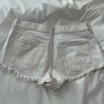 Free People We The Free Womens White Denim Shorts Photo 2