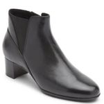 Aravon Rockport Career Dress Chelsea Boots in Black Leather Size 12, New in Box Photo 1