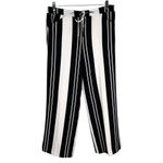 INC International Concepts Pants Nolita Stripe Wide Leg 14 New Black Photo 3