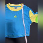 Adidas  Color Block Long Sleeve Ribbed Crop Top Women’s Shirt Sz XS Vintage NWOT Photo 6