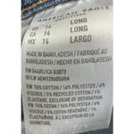 American Eagle  Mom Straight Leg Jeans Women's Size 14 Long Inseam 28 Stretch Photo 5