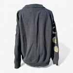 Clammy Heart Moon Phases Black Cardigan Sweater Women’s Size L Size L Photo 2