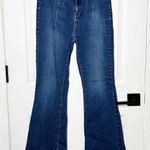Free People We The Free Jayde‎ High Rise Flare Leg Jeans Size 30 Boho Medium Wash Photo 0
