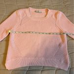 Sandro  Paris Light Pink Crew Neck Sweater Photo 4