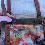 Patricia Nash Benvenuto Floral Shoulder Tote Bag 100% Italian Leather Photo 4