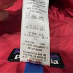 Patagonia Deep Pile Retro X Fleece Hooded Full zip lined jacket medium red blue Photo 7