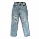 Madewell  The Mom Jean in Gilford Wash Ripped Edition Distressed Size 24 Normcore Photo 2