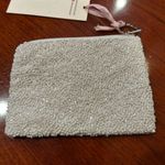 NWT Tiana NY Soleil White and Yellow Beaded Coin Purse Pouch Photo 6