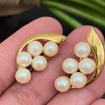 Vintage AVON Faux Pearl Beaded Gold Photo 8