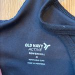 Old Navy Powerchill Romper Bodysuit Black Racerback One Piece Size Medium Photo 4