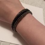 Women’s Cuff Stretchy / Adjustable Bead Costume Bracelet Grey / Black Photo 0