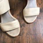 Eileen Fisher • Arts Ankle-Cuff Sandal stone beige wrap heel washed leather Photo 3