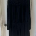 Michael Kors  Black Lace Overlay Romper Photo 8