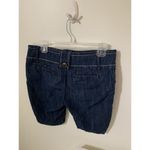 REWASH  Bermuda Shorts Size 7 Denim Dark Wash 9.5" Inseam Slash Pockets Low Rise Photo 3