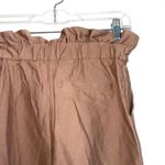 EXPRESS NWOT Taupe High Rise Belted Paper Bag Shorts Photo 5