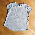 Vera Wang Simply Vera Floral Tee, Lightweight, Heather Gray, Size XL Photo 12
