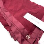 Calvin Klein Elegant Satin-Trim Chiffon Evening Wrap in Maroon NWT Photo 1