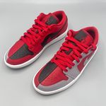 Nike New Air Jordan 1 Low SE Gym Red/Black/White/Cement Grey #Women's/ Size 8 Photo 4