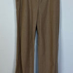 Gunex Tan Wool Blend Straight Leg Pants Size 4 Photo 0
