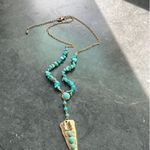 Anthropologie Zuni arrowhead turquoise necklace Photo 1