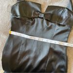 I.N. San Francisco Retro Vintage Stretch Satin Bodycon Pinup Girl Mob Wife Halter Mini Dress Photo 7