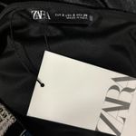 ZARA Womens Black Velvet Multicolor Embroidered Mini Skirt Size Small Photo 5