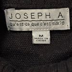 Joseph A Black Vintage Open Sweater Size M Photo 5